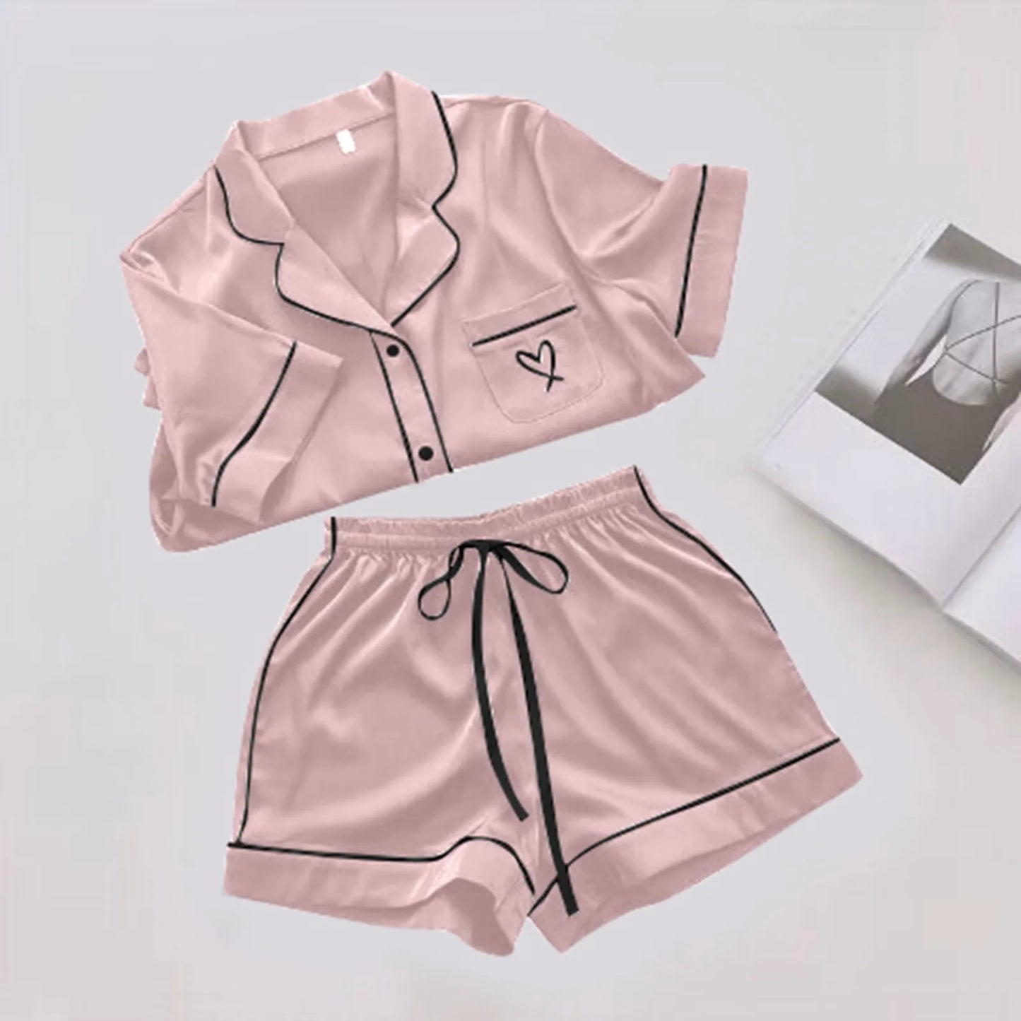 Ice Silk Pajama Sets