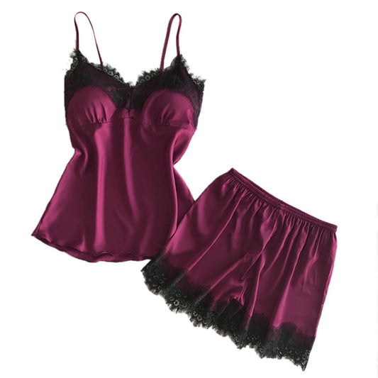 Women's Satin Pajama Set