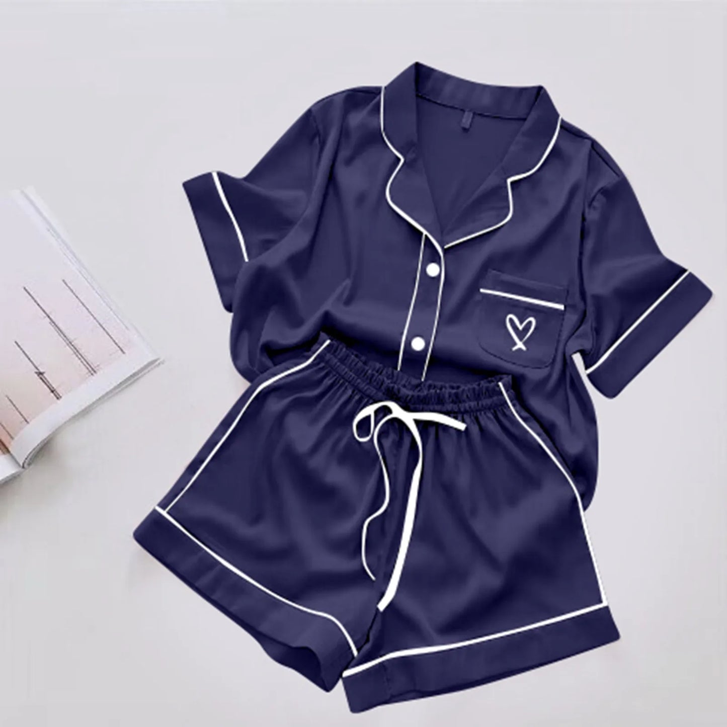 Ice Silk Pajama Sets