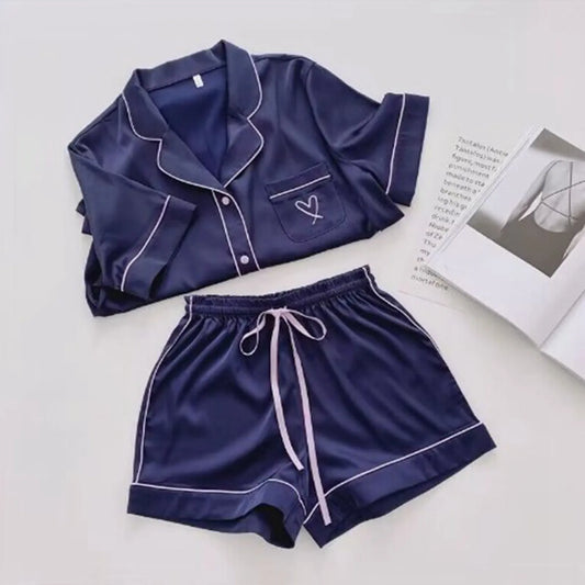 Ice Silk Pajama Sets