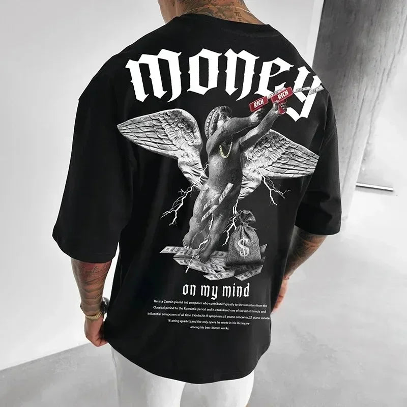 Money Angel Graphic T-Shirt