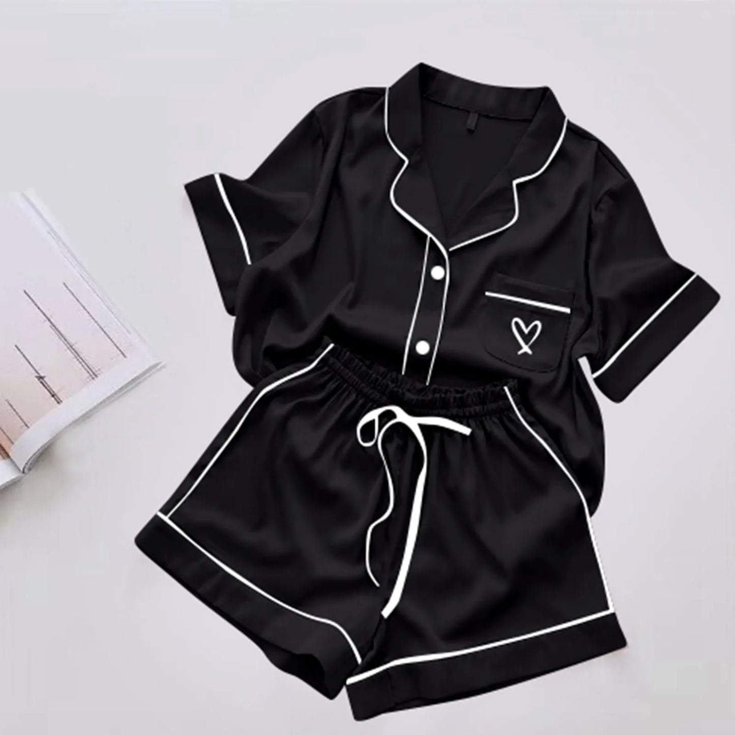 Ice Silk Pajama Sets