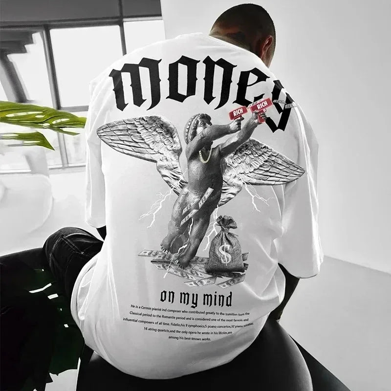 Money Angel Graphic T-Shirt